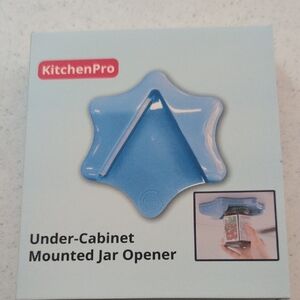 Blue Under-Cabinet Jar Opener